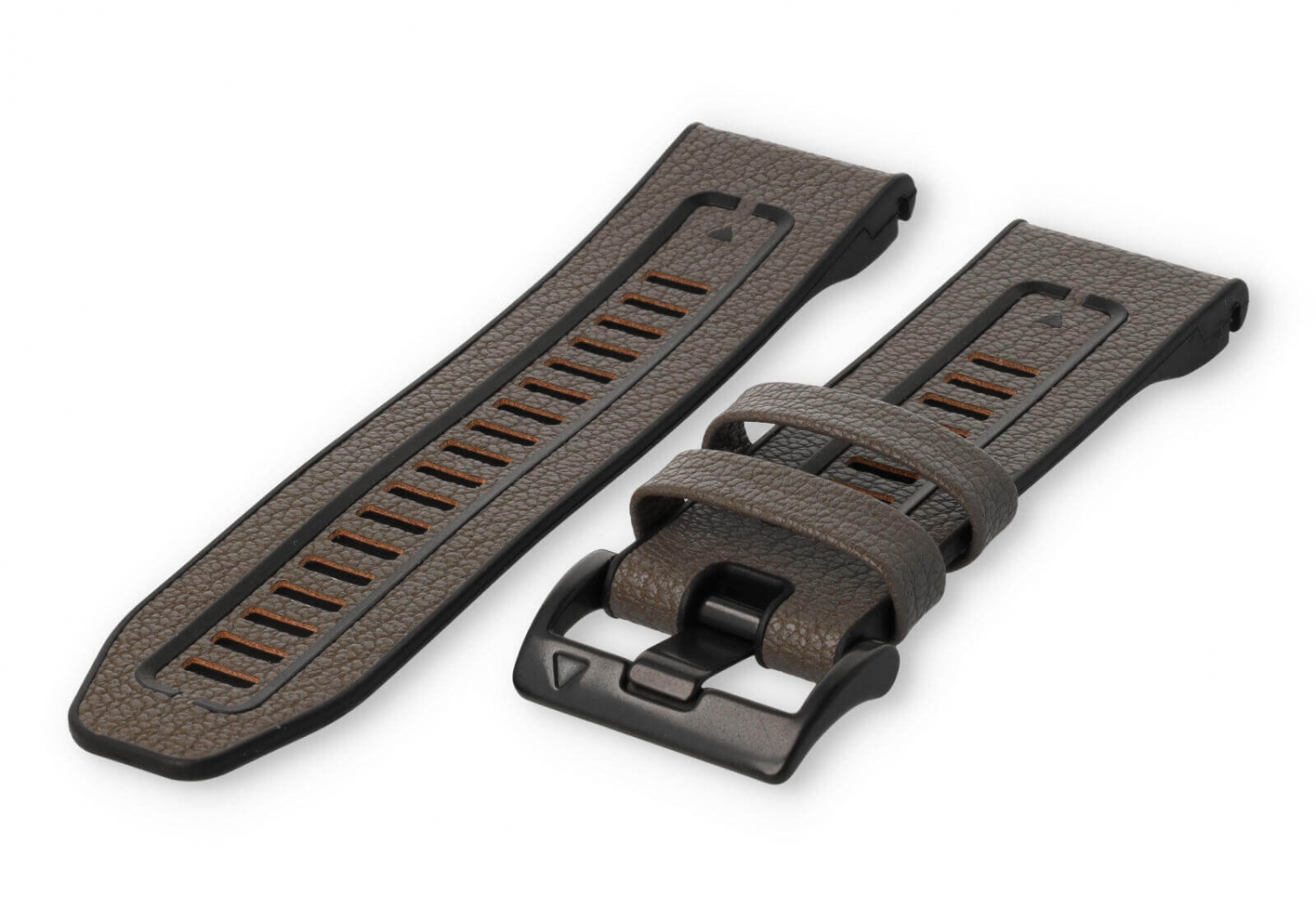 Garmin Fenix 5/6/7 Uhrenarmband Leder - Hellgrau