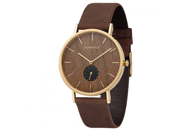 Kerbholz Fritz Uhrenarmband Walnut/Tobacco