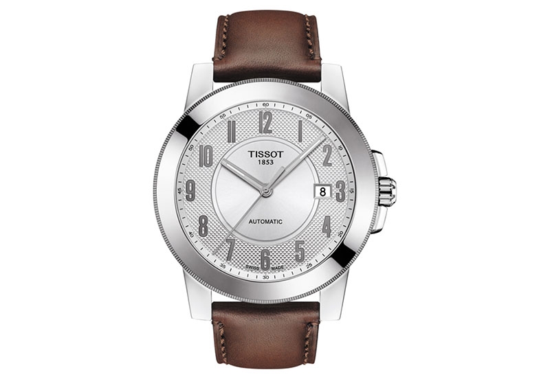 Tissot Uhrenarmband T0984071603200 braun Leder