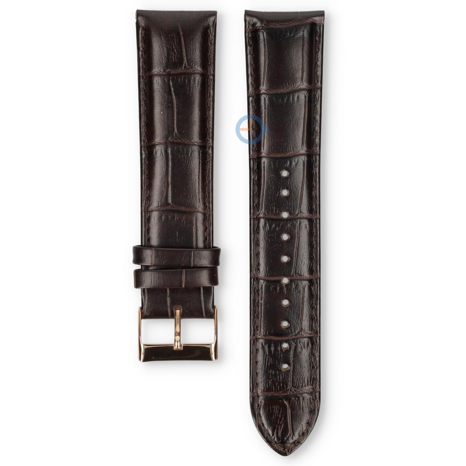 Universal 22mm braunes Leder Uhrenarmband - Lorus
