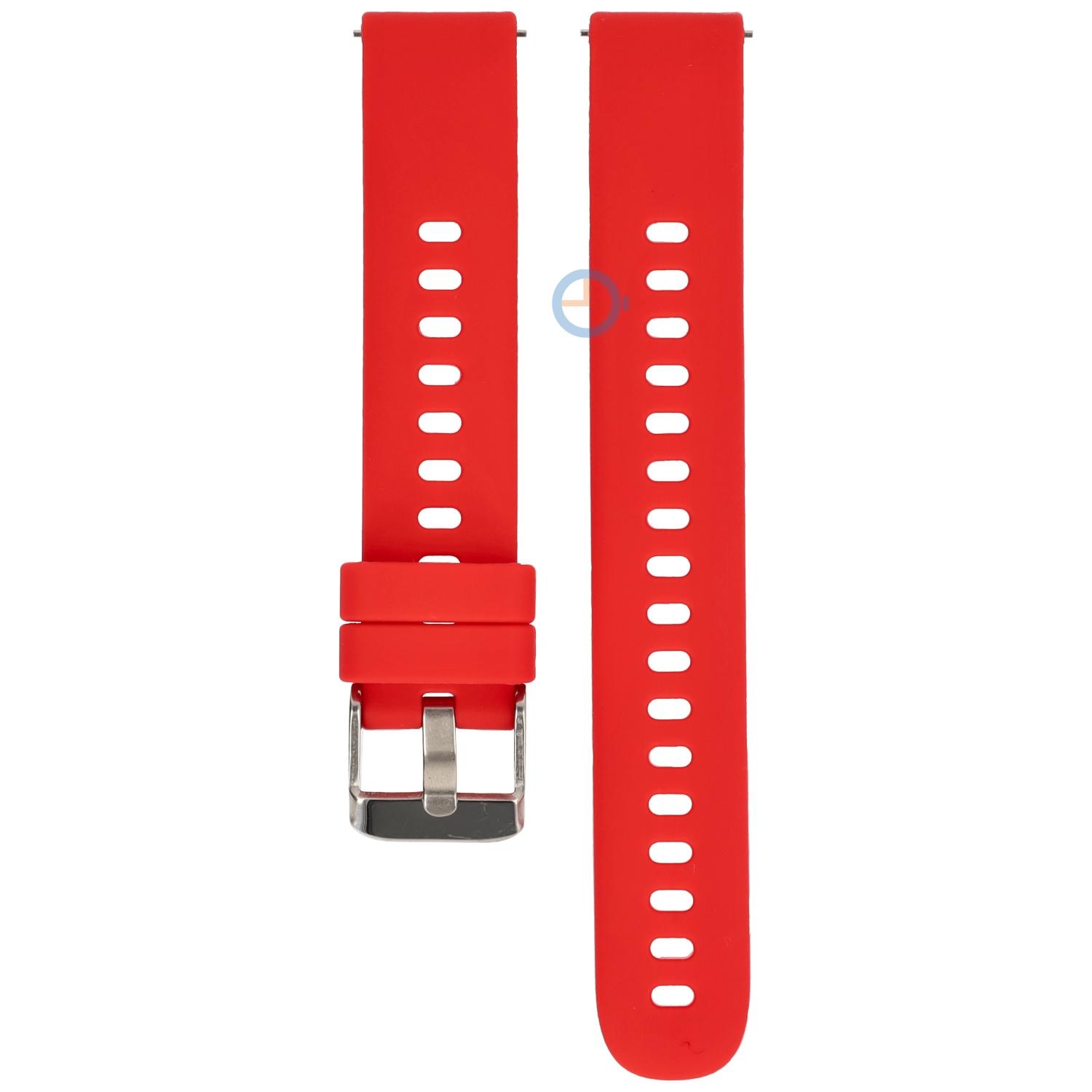 16mm Silikon Uhrenarmband - rot