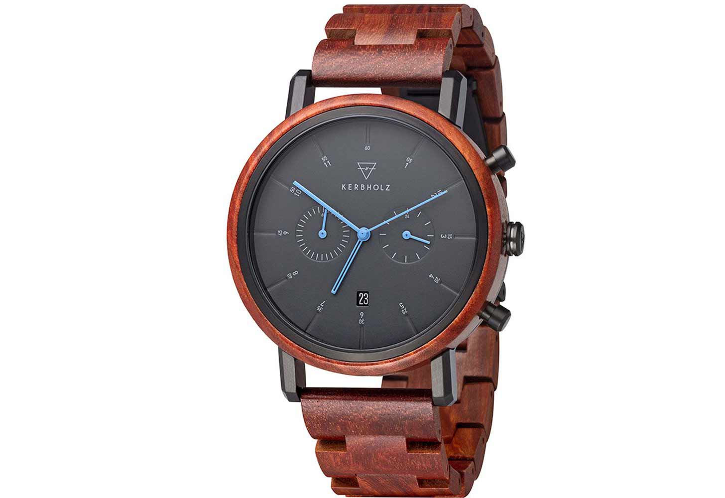 Kerbholz Uhrenarmband Johann Rosewood
