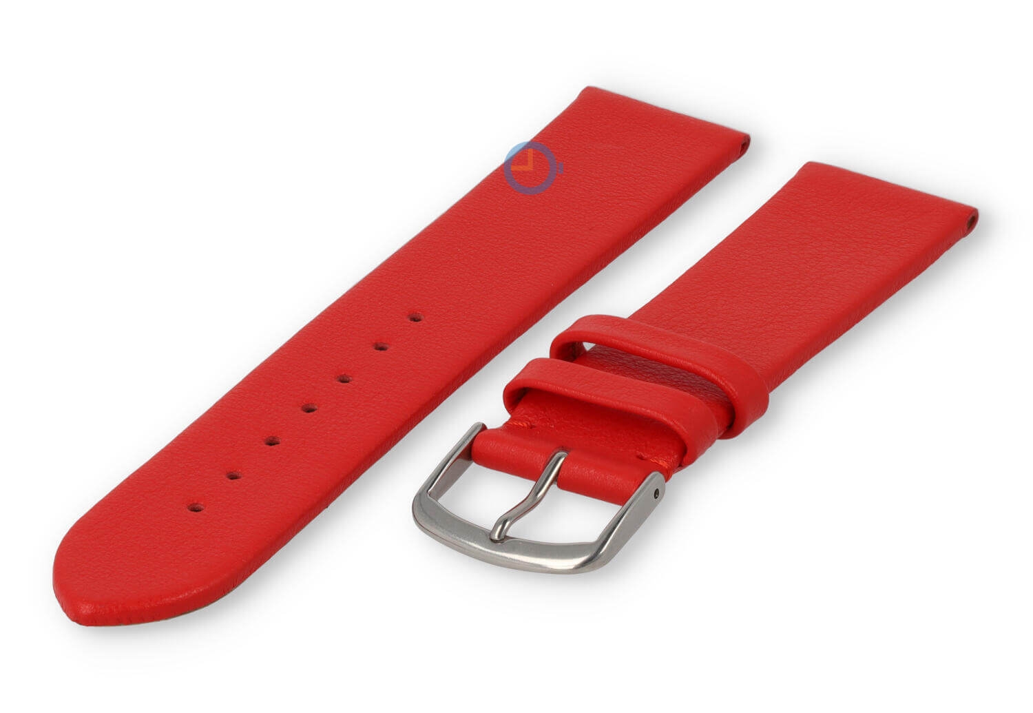 Nahtloses und glattes Uhrenarmband 22mm - Rot