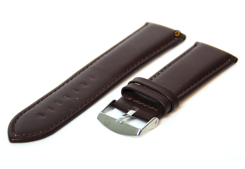 Uhrenarmband 24mm Braun klassisches Leder