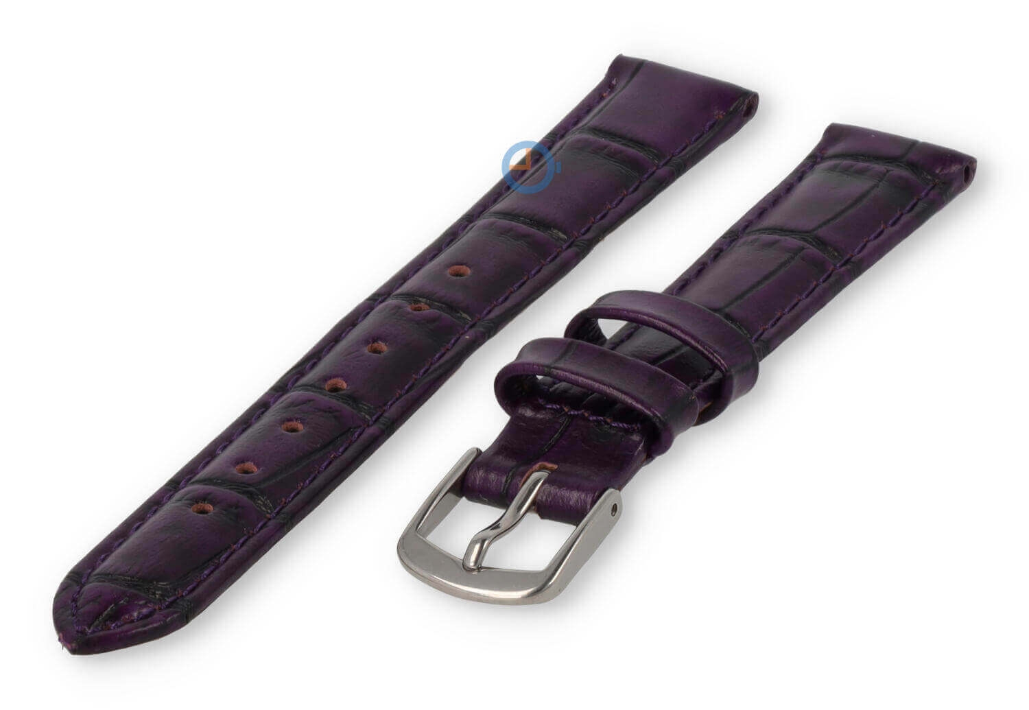 Damundgröße Lederband - 14mm - aubergine
