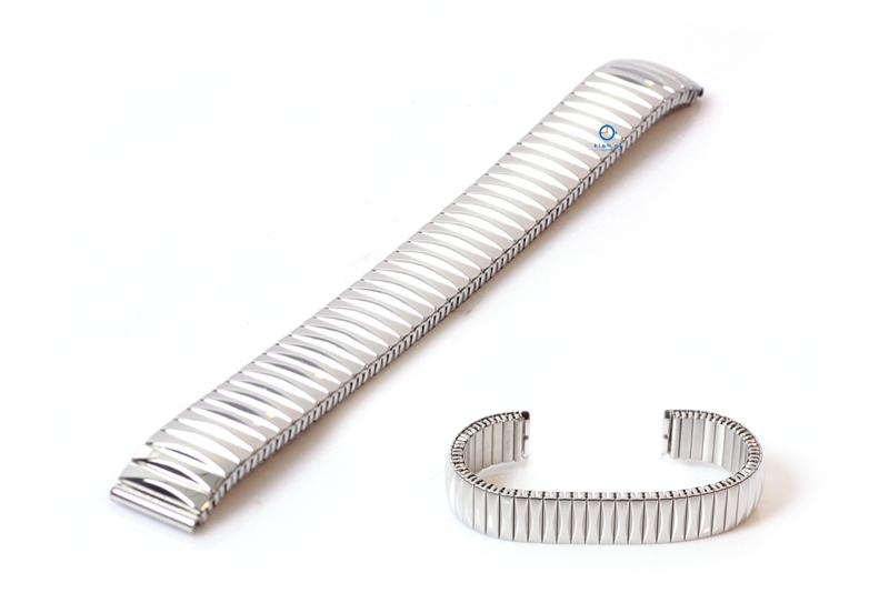 14mm Edelstahlzugband - silber