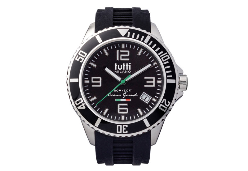 Tutti Milano Uhrenarmband Schwarz TMOG001