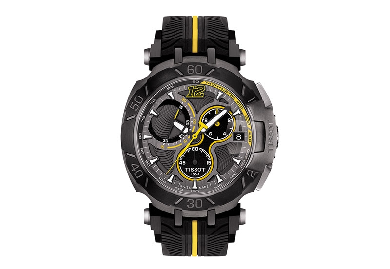 Tissot Uhrenarmband T0924173706701 gelb Silikon