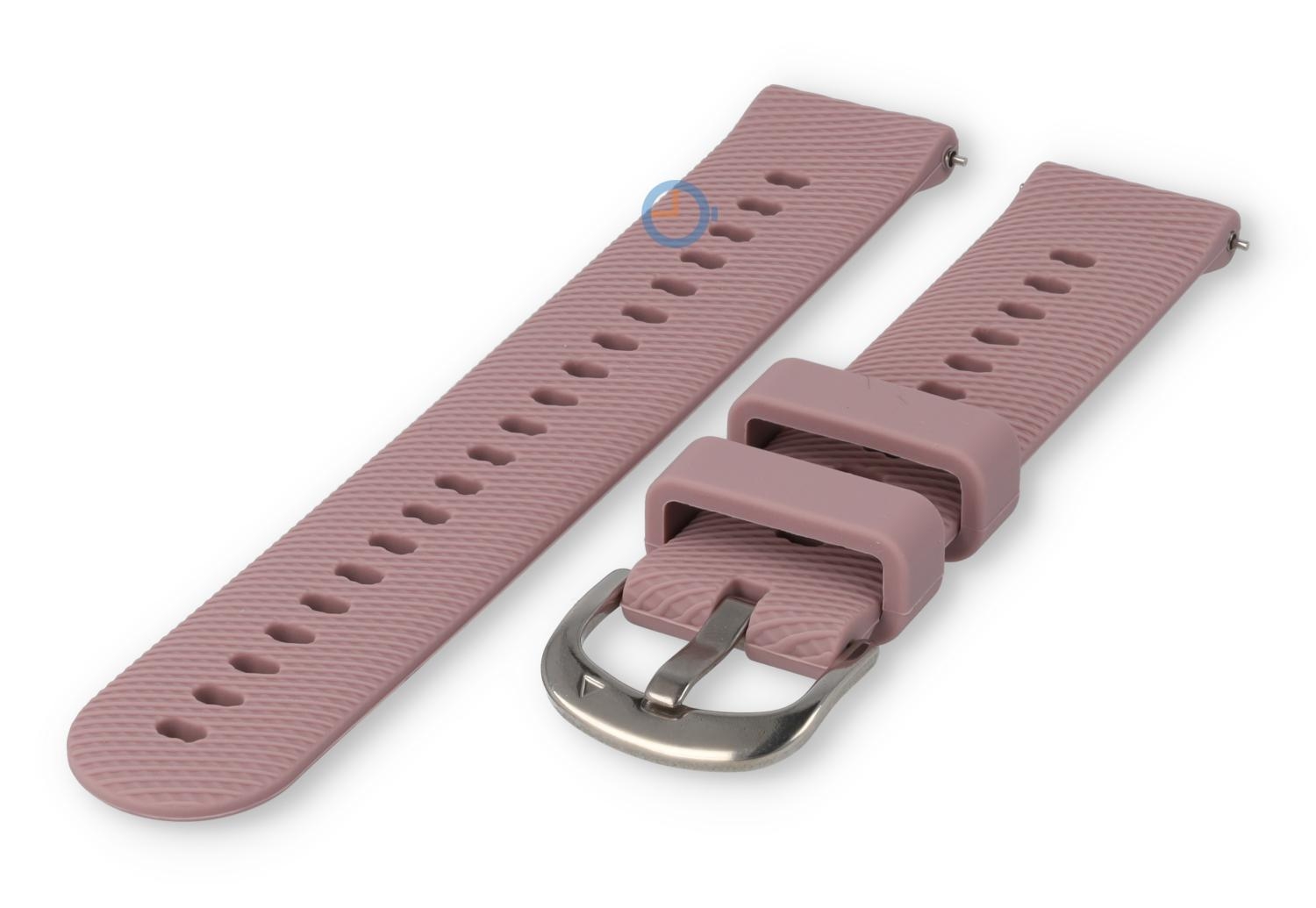 18mm Silikon Uhrenarmband: altrosa