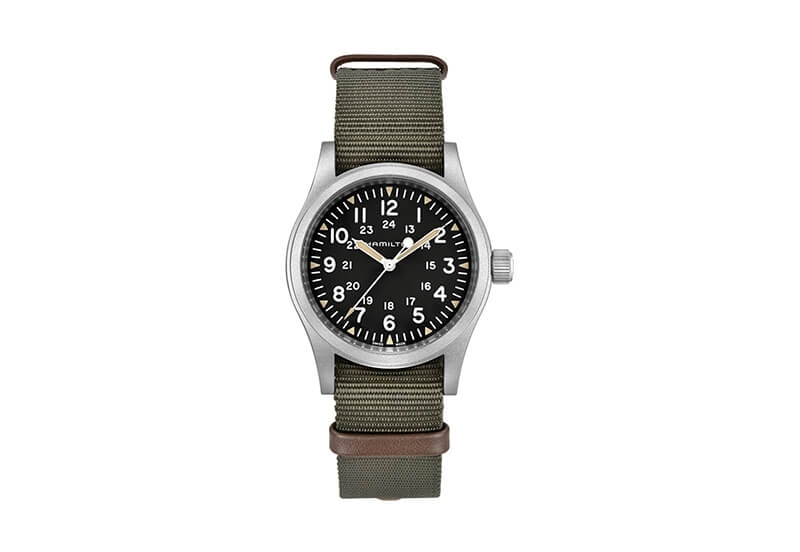 Hamilton horlogeband H69429931 - groen nylon