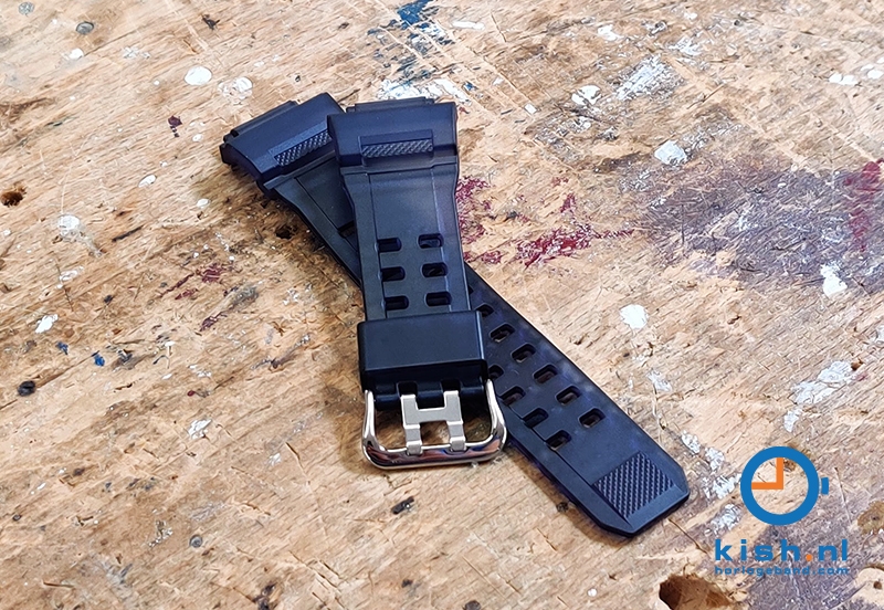 Casio G-Shock GW-9400 horlogeband rubber - donkerblauw transparant