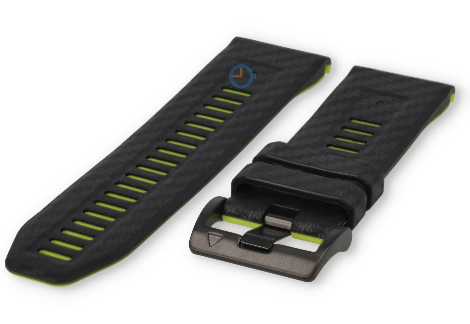 Karbon-Look Band Garmin Fenix 8 (51mm) - schwarz-grün