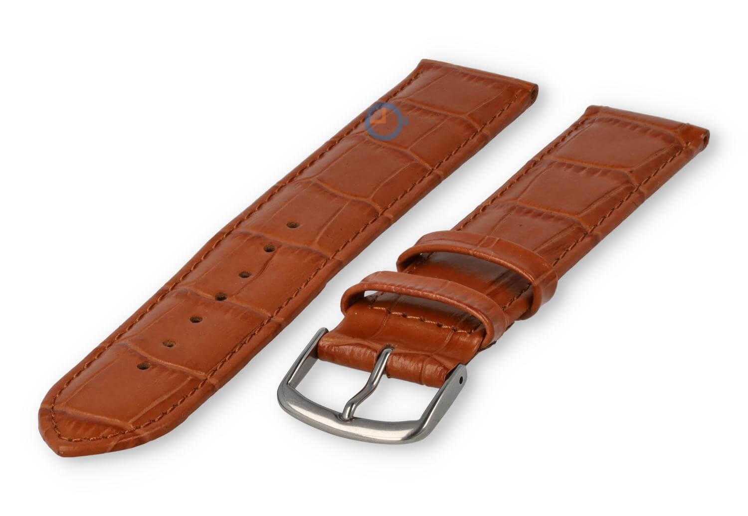 Leicht gepolstertes XL Uhrenarmband - 22mm - braun