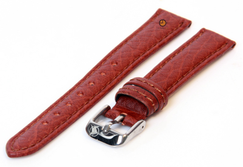 Uhrenarmband 12mm Braun Bisonleder