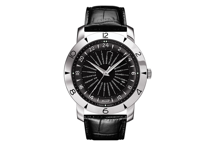 Tissot Uhrenarmband T0786411605701 schwarz Leder