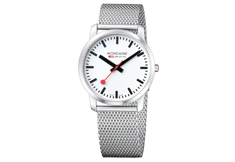 Mondaine 22mm MailÃ¤nder Uhrenarmband