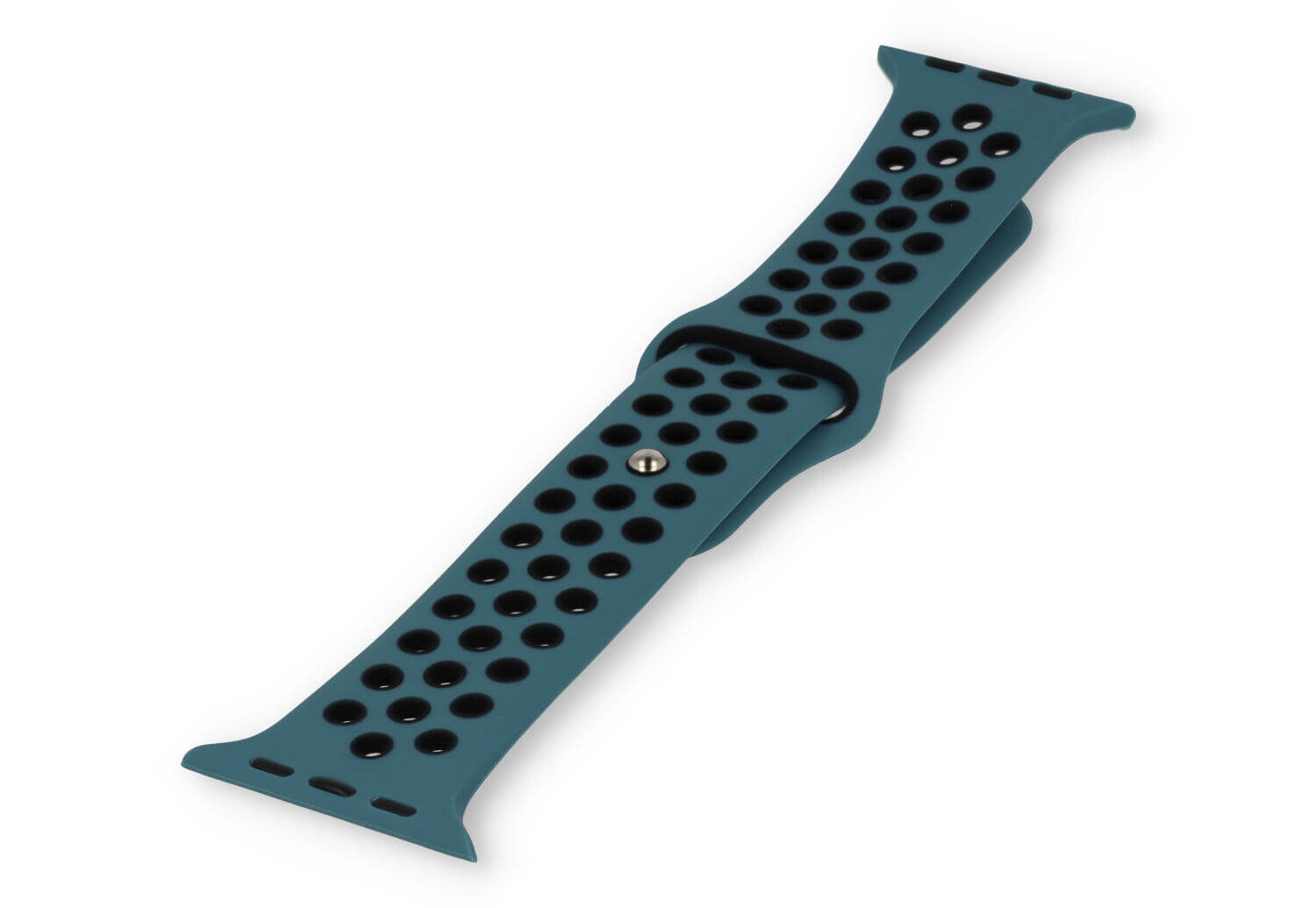 Apple watch 44/45/46/49mm Sportuhrenarmband - Hellblau/Schwarz