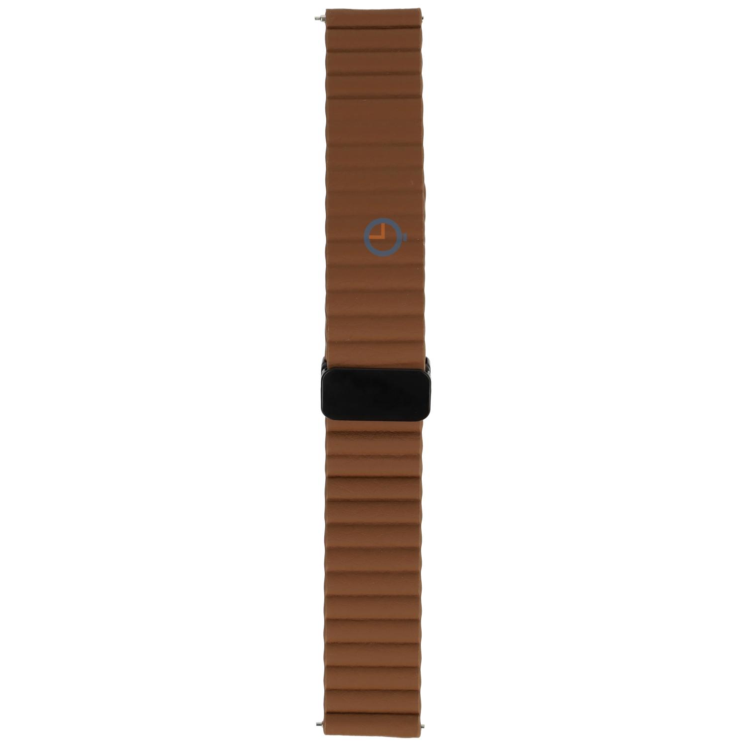 Magnetisches Leder Band - 18mm - braun