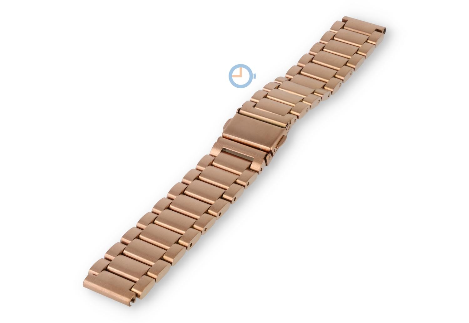 16mm Stahl Glieder Band matt - roségold