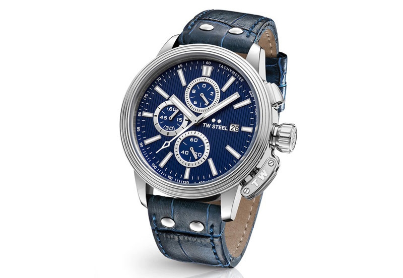 TW Steel CEO Adesso CE7008 Uhrenarmband blau - 24mm