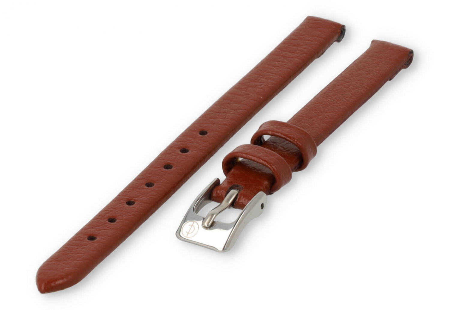 Uhrenarmband 8mm Braun Bisonleder