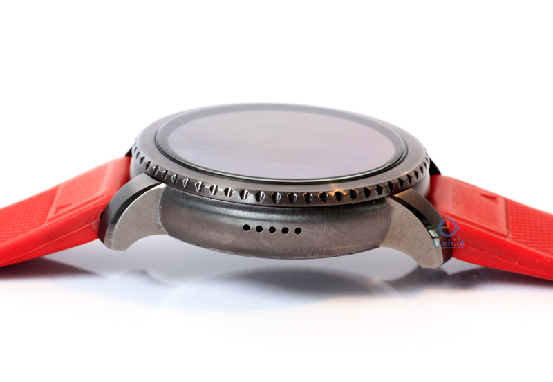 Resultaat van plaatsen screen protector op smartwatch