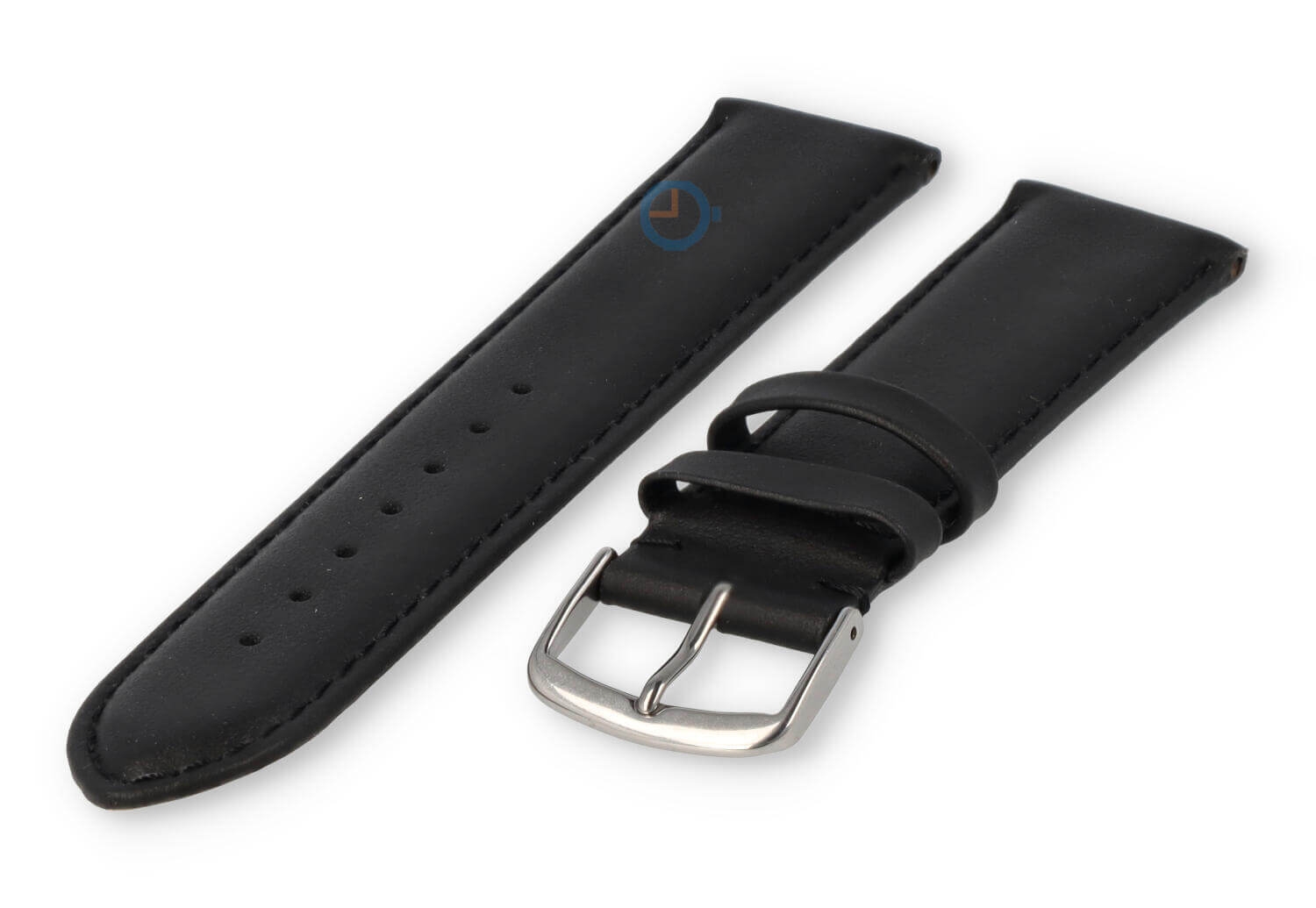 Ungerade Größe Uhrenarmband Leder - 23mm - schwarz