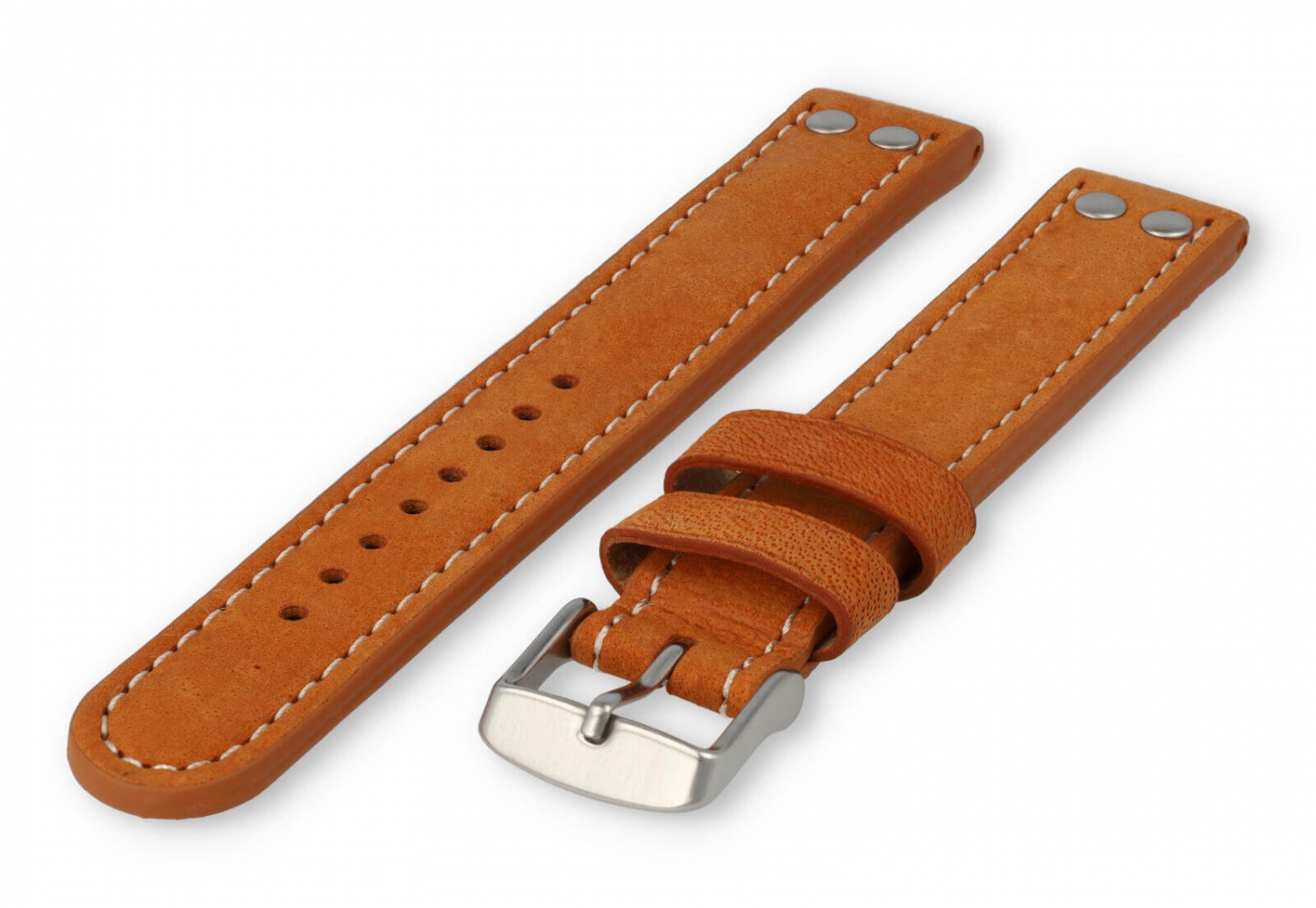 Breitling Avenger XL Uhrenarmband 22mm cognacbraunes Leder