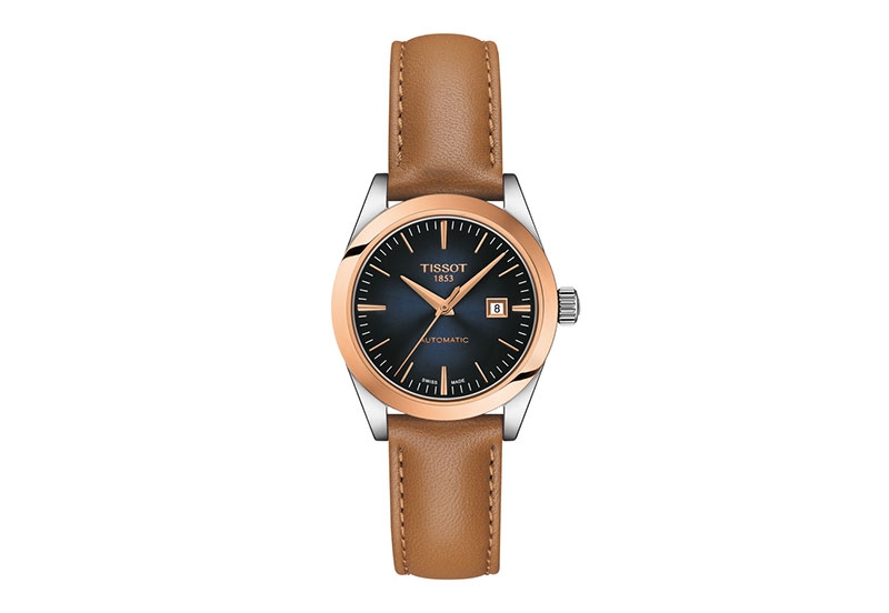 Tissot Uhrenarmband T9300074604100 braun Leder