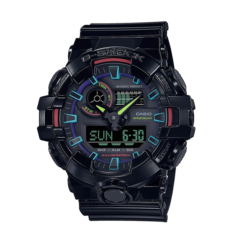 Uhrenarmband G-Shock GA-700RGB-1A