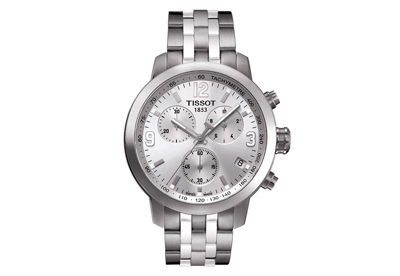 Tissot Uhrenarmband T0554171103700 silberner Stahl