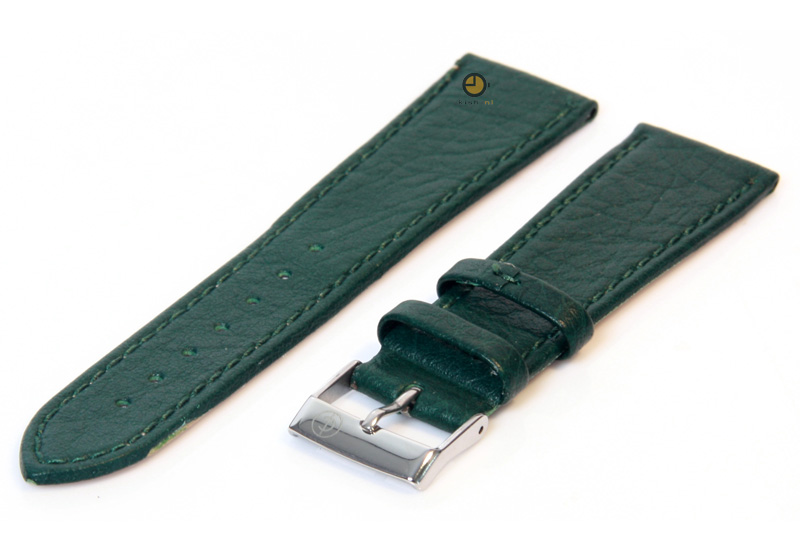 Uhrenarmband 22mm Grün Büffelleder
