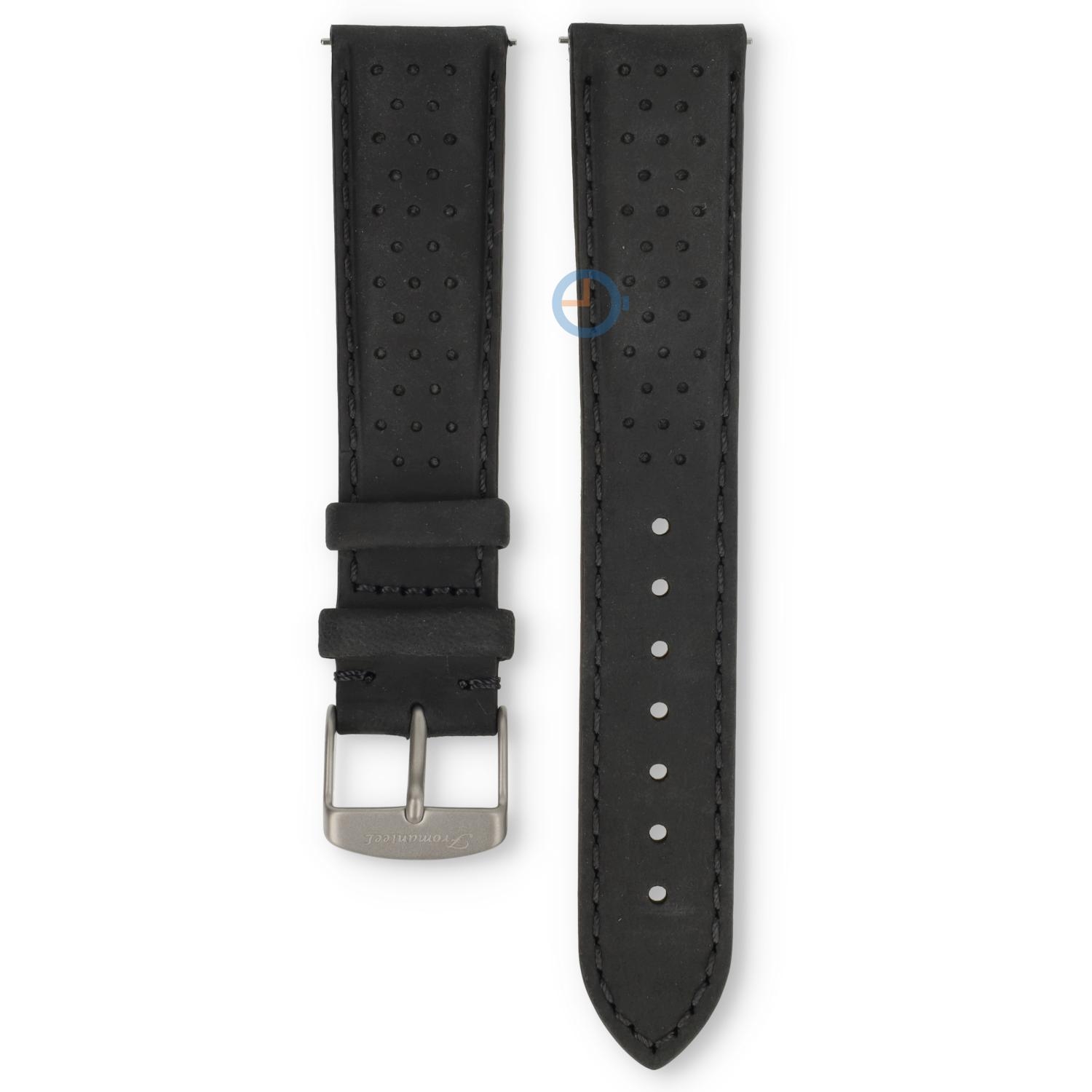Fromanteel Vintage Black Strap Perforated