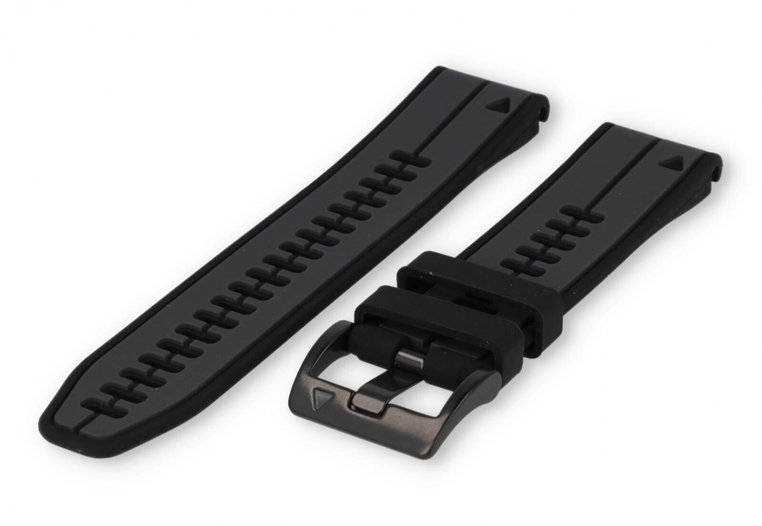 Garmin Fenix 7 Uhrenarmband Kautschuk - Schwarz/Grau