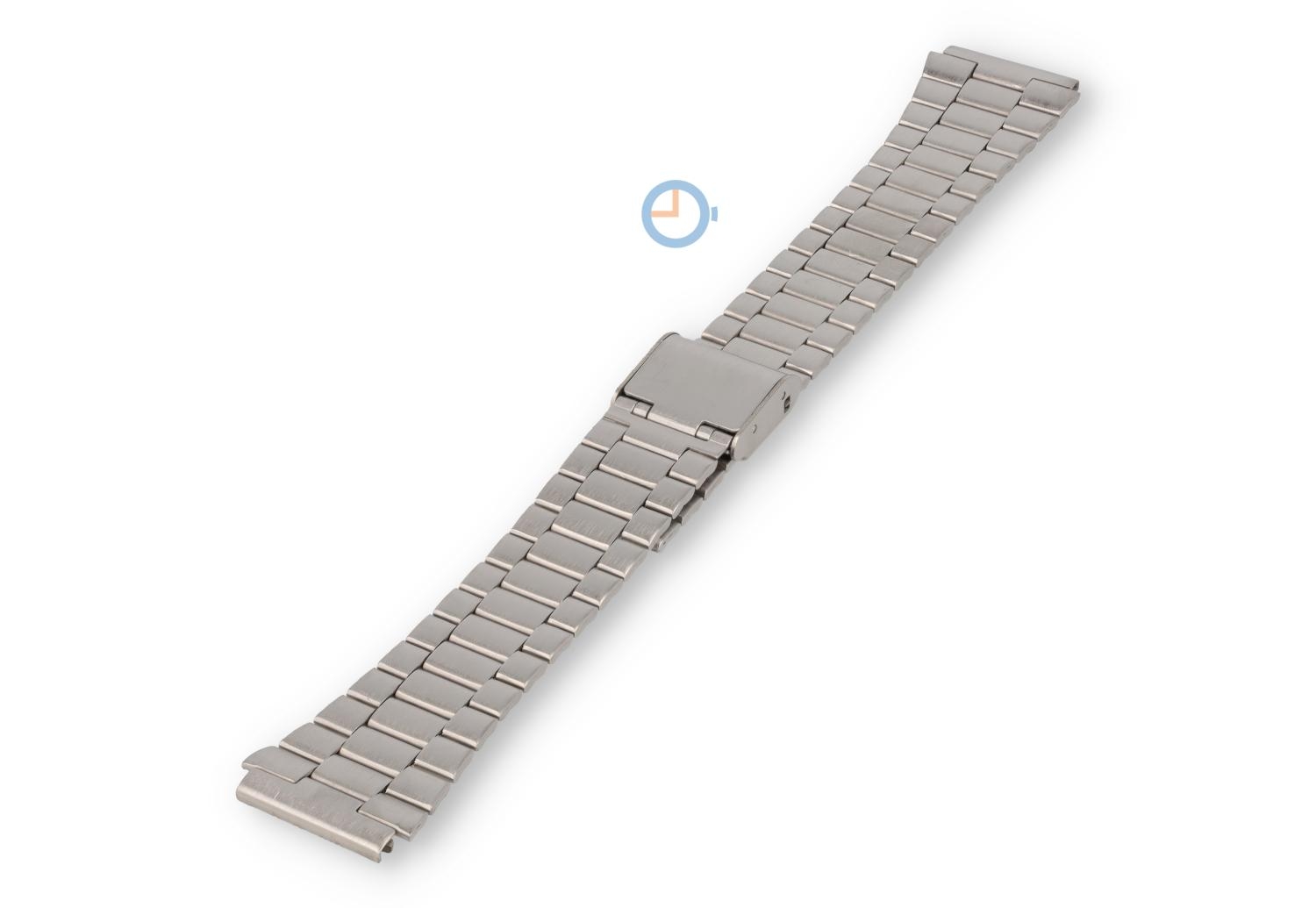 Retro Armband von Stahl 18mm - silber