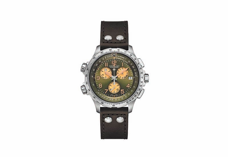 Hamilton Khaki X - Wind GMT Uhrenarmband: H77932560