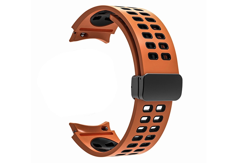 Samsung Galaxy Watch 5 Sportband - orange/schwarz
