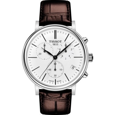Tissot Uhrenarmband T1224171601100 braun Leder