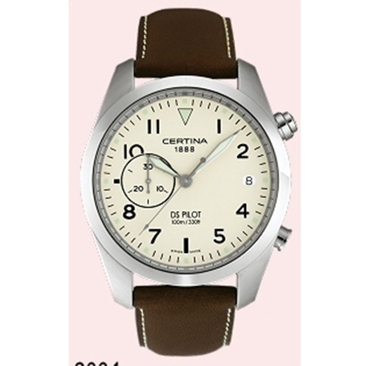 Certina Band C53670594226A 21/20mm XL braun Leder
