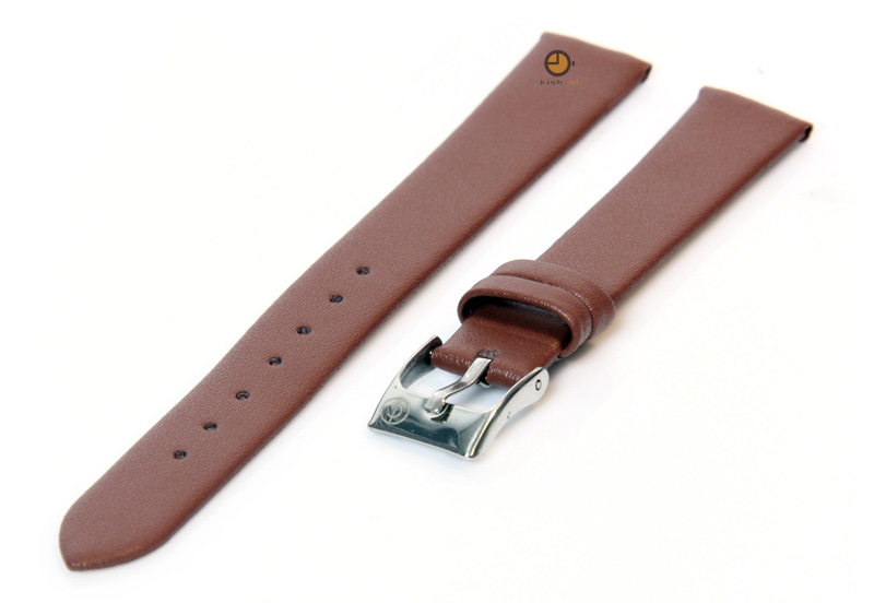 Uhrenarmband 14mm Braun nahtloses Leder
