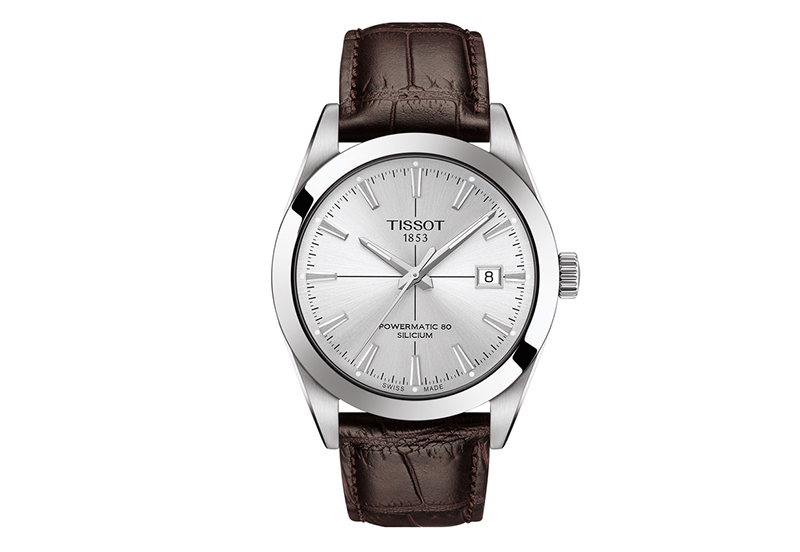 Tissot Uhrenarmband T1274071603101 braun Leder