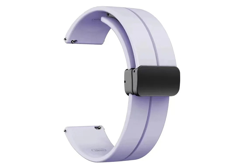 Silikon Uhrenarmband 16mm - lila