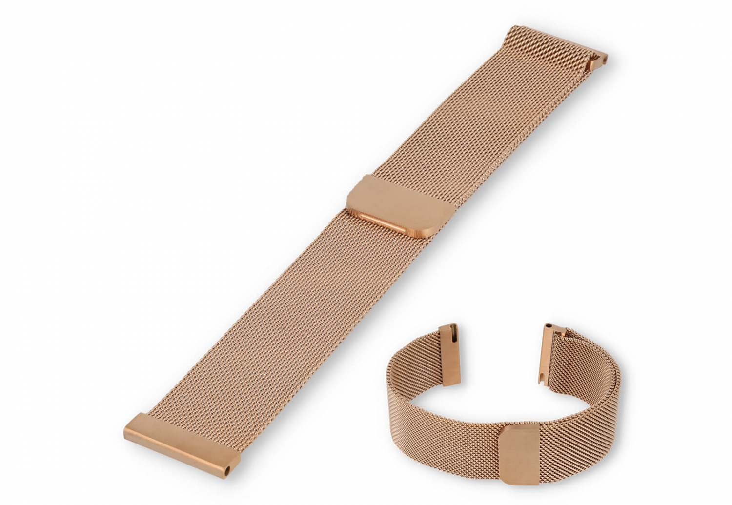 Mailänder 22mm Uhrenarmband - rosegold