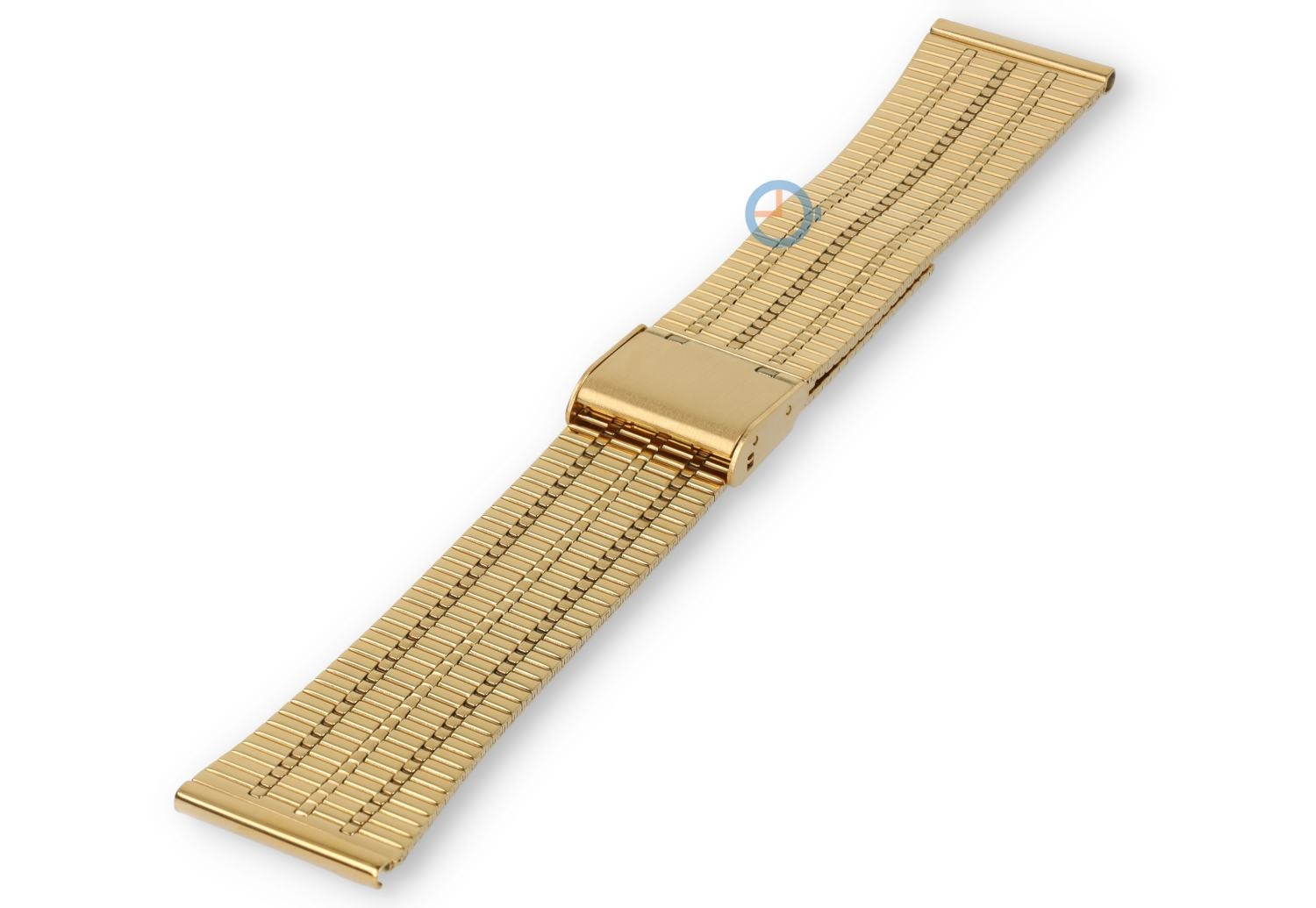 Retro Stahl Uhrenarband - 22mm - geelgoldfarbig