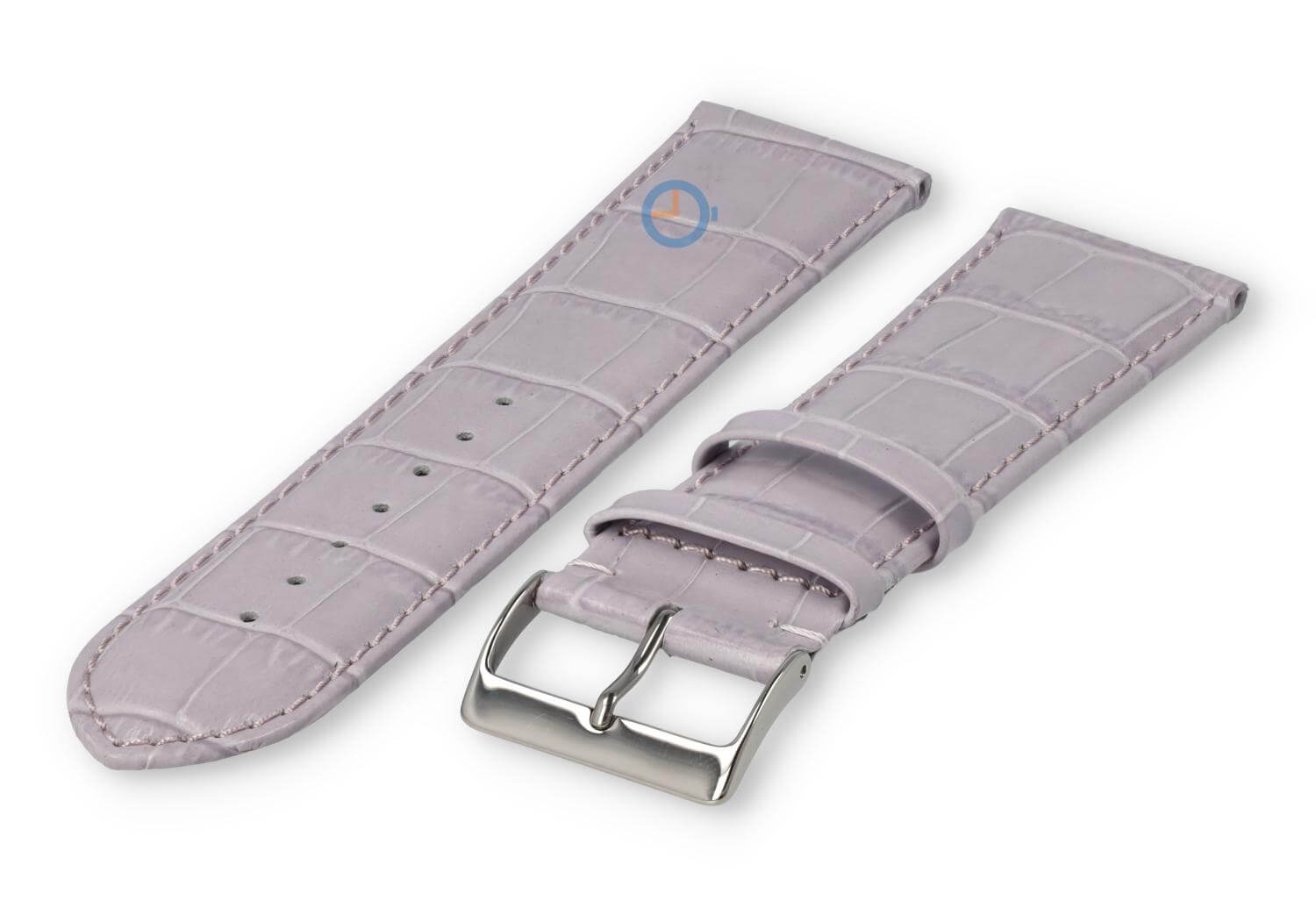 XL Uhrenarmband aus Kalbsleder - 26mm - lavendel