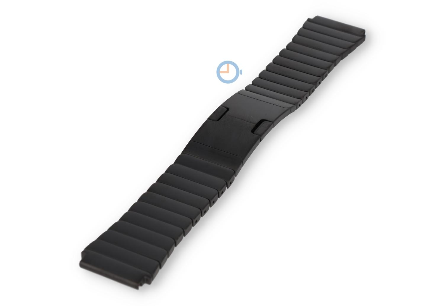 22mm Titan Uhrenarmband schwarz - Quick Switch
