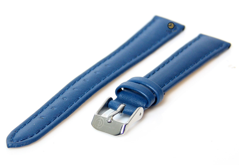 Uhrenarmband 14mm Blau Kalbsleder