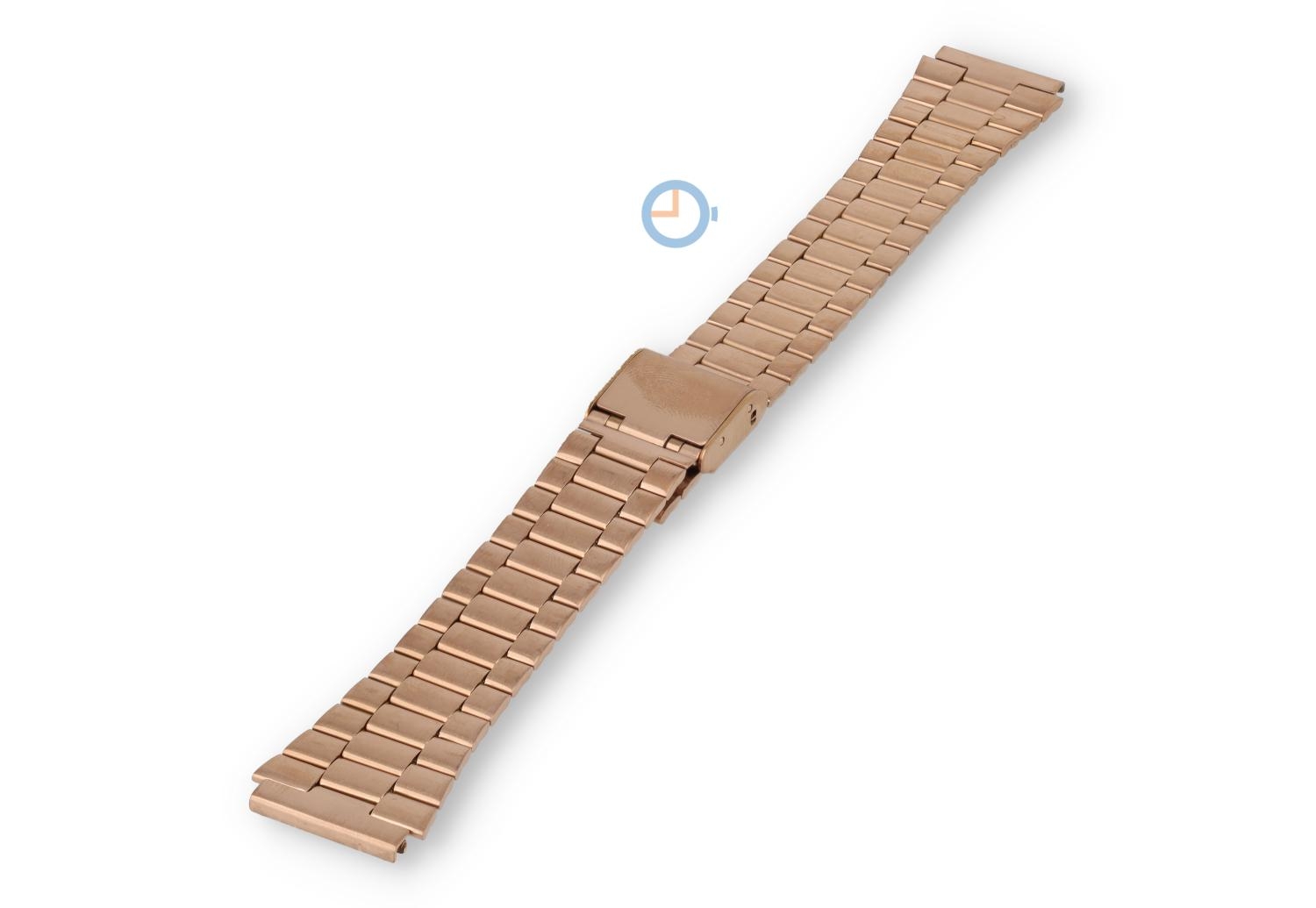 Retro Armband von Stahl 18mm - rosa