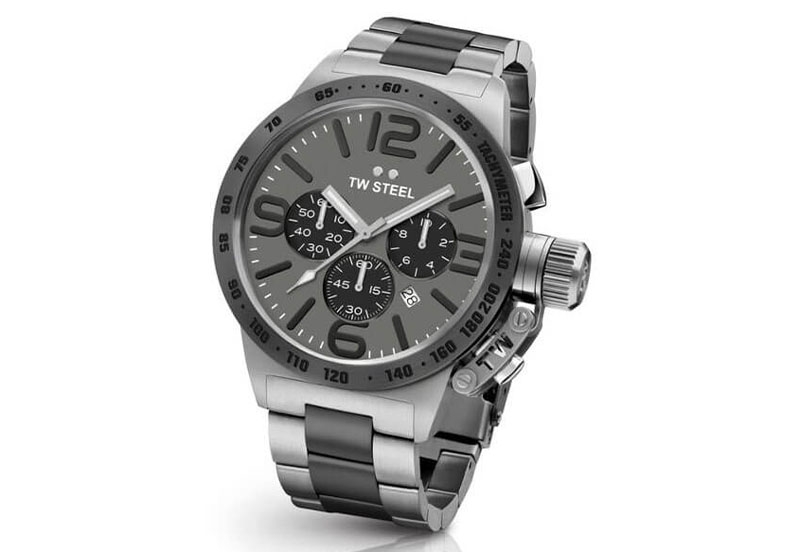 TW Steel Canteen CB204 Uhrenarmband schwarz - 24mm