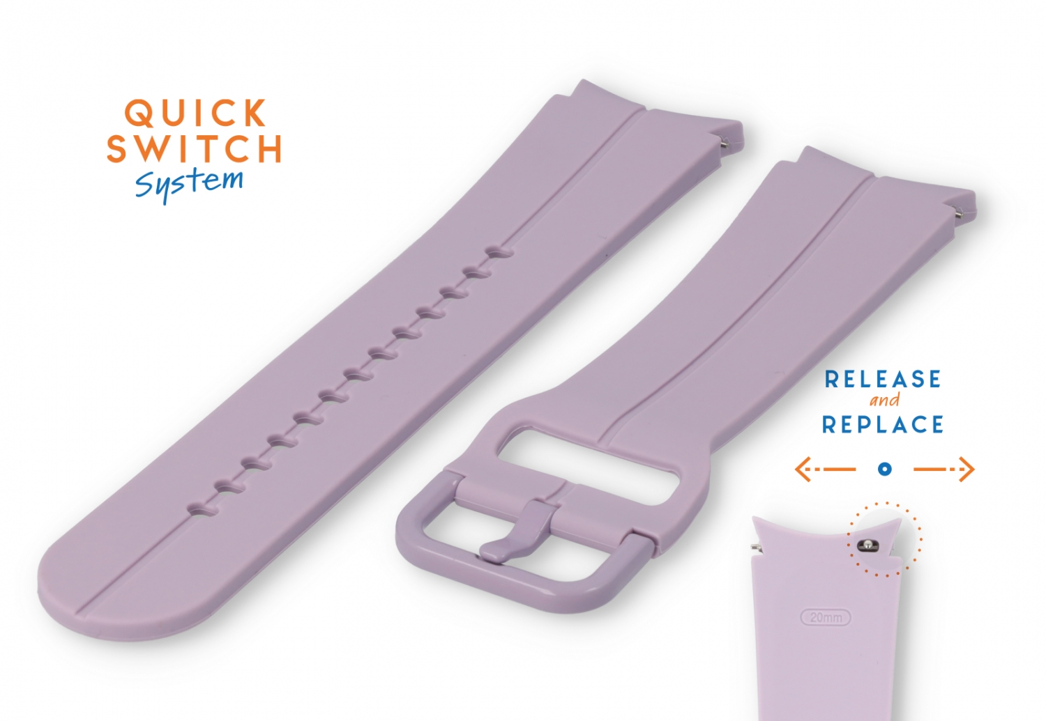 Samsung Galaxy Watch 5 Uhrenarmband lila - 20mm